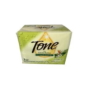 Tone Cocoa‎ Butter Island Mist Bar Soap Duo 2pk 8.5oz Discontinued Sealed